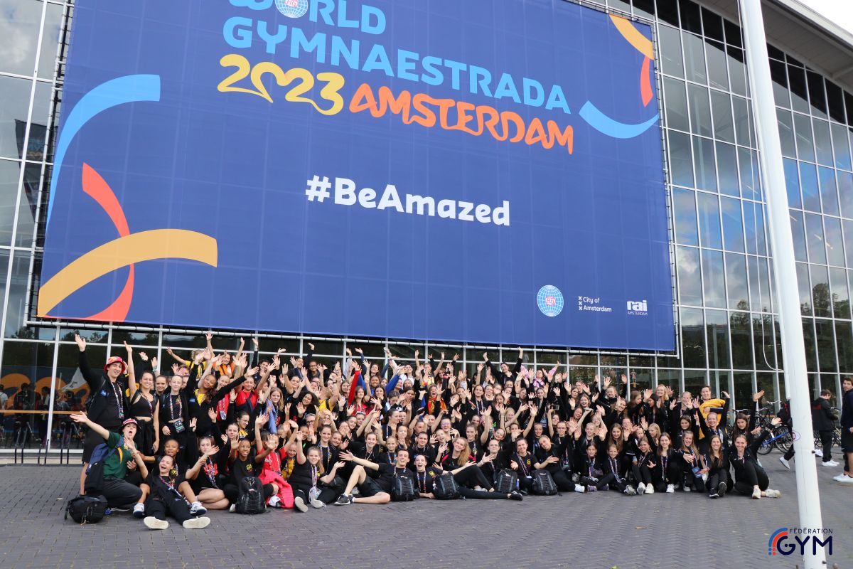 Les Belges ont brillé lors de la World Gymnaestrada 2023